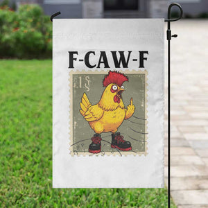 F Caw F Screaming Chicken Garden Flag Metal Heavy Punk Rock Music TS10 Print Your Wear