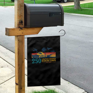 Marine 250th Anniversary Garden Flag Patriotic Military Gift for Veterans TS10 Print Your Wear
