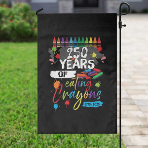 250 Years Of Eating Crayons Garden Flag Marine Veteran 250th Anniversary TS10 Print Your Wear