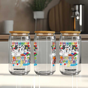 250 Years Of Eating Crayons Glass Can Marine Veteran 250th Anniversary TS10 Print Your Wear