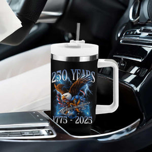 Marine Veteran 250th Anniversary Tumbler With Handle Eagle Patriotic Military Gift for Marines Veterans TS10 Print Your Wear
