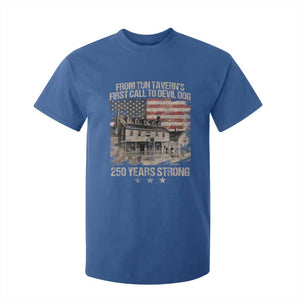 Tun Tavern 250th Anniversary T Shirt For Kid Patriotic Veteran Military Gift American Flag TS10 Royal Blue Print Your Wear