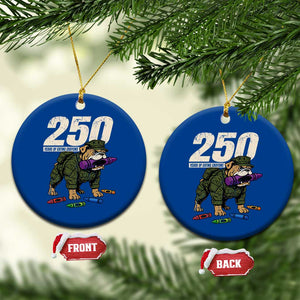 250 Years Of Eating Crayons Ceramic Ornament Vintage Bulldog Patriotic Veteran Military Gift TS10 1pc Blue Print Your Wear