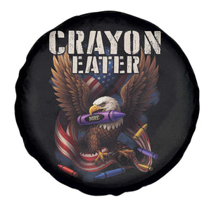 Crayon Eater Spare Tire Cover Funny Eagle 250th Anniversary Veterans Gifts TS10 Print Your Wear