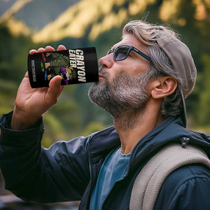 Crayon Eater 4 in 1 Can Cooler Tumbler Funny Bulldog Military Corps Proud Soldier Family TS10 Print Your Wear