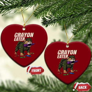 Crayon Eater Ceramic Ornament Funny Bulldog Military Corps Proud Soldier Family TS10 Print Your Wear