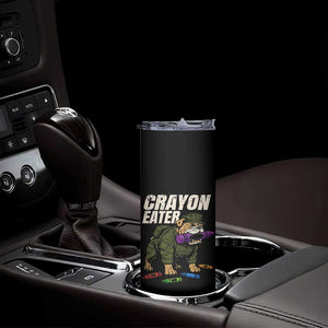 Crayon Eater Skinny Tumbler Funny Bulldog Military Corps Proud Soldier Family TS10 Print Your Wear