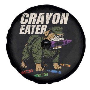 Crayon Eater Spare Tire Cover Funny Bulldog Military Corps Proud Soldier Family TS10 Print Your Wear