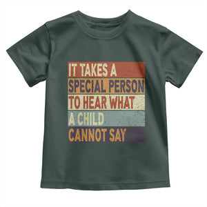 Special Education Teacher Toddler T Shirt Inspirational SPED Teachers Autism TS10 Dark Forest Green Print Your Wear