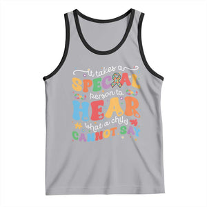 Special Education Teacher Tank Top Inspirational SPED Teachers Autism A Special Person TS10 Athletic Heather Black Print Your Wear