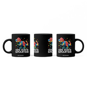 Dinosaur 100 Days Smarter Coffee Mug Building Bricks Dinosaur 100th Day Kids TS10 Print Your Wear