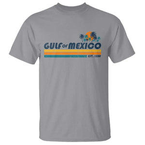 Gulf Of Mexico T Shirt Texas Alabama Mississippi Florida Beach Gulf Coast Mexico Lover TS10 Sport Gray Print Your Wear