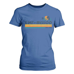 Gulf Of Mexico T Shirt For Women Texas Alabama Mississippi Florida Beach Gulf Coast Mexico Lover TS10 Royal Blue Print Your Wear