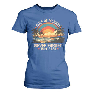 Gulf Of Mexico T Shirt For Women Never Forget 1915 - 2025 Coast Texas Alabama Mississippi Florida Beach TS10 Royal Blue Print Your Wear