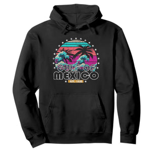 Gulf Of Mexico Hoodie Est. 1550 Retro Summer Vibes TS10 Black Print Your Wear