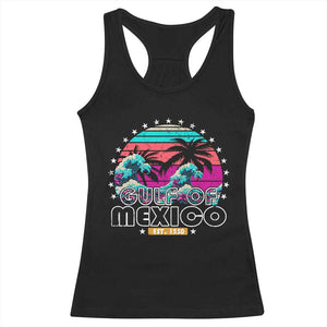 Gulf Of Mexico Racerback Tank Top Est. 1550 Retro Summer Vibes TS10 Black Print Your Wear