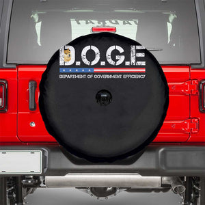 DOGE Department of Government Efficiency Spare Tire Cover TS10 Black Print Your Wear