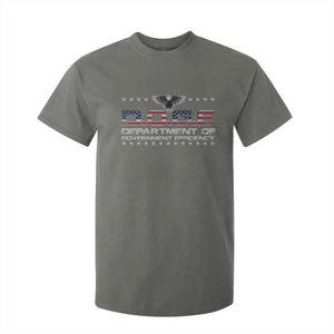 D.O.G.E. DOGE Department of Government Efficiency T Shirt For Kid American Flag Eagle TS10 Military Green Print Your Wear