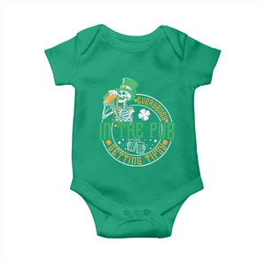 St Patricks Day Pub Baby Onesie Everybody In The Pub Getting Tipsy TS10 Irish Green Print Your Wear