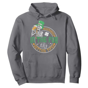 St Patricks Day Pub Hoodie Everybody In The Pub Getting Tipsy TS10 Charcoal Print Your Wear