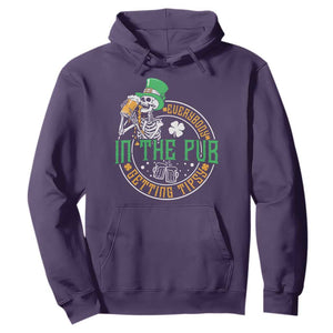 St Patricks Day Pub Hoodie Everybody In The Pub Getting Tipsy TS10 Purple Print Your Wear