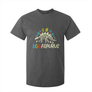 Easter Dinosaur T Shirt For Kid Kids Eggasaurus Easter Stegosaurus Dino Toddler Boys TS10 Dark Heather Print Your Wear