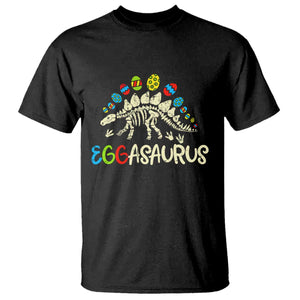 Easter Dinosaur T Shirt Kids Eggasaurus Easter Stegosaurus Dino Toddler Boys TS10 Black Print Your Wear