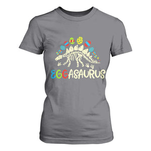 Easter Dinosaur T Shirt For Women Kids Eggasaurus Easter Stegosaurus Dino Toddler Boys TS10 Charcoal Print Your Wear
