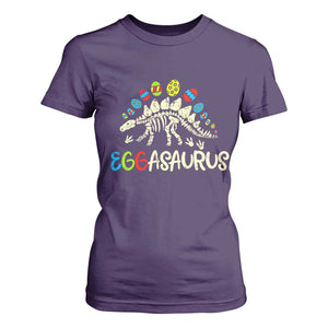 Easter Dinosaur T Shirt For Women Kids Eggasaurus Easter Stegosaurus Dino Toddler Boys TS10 Purple Print Your Wear