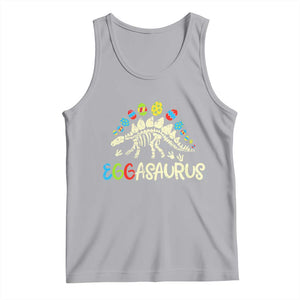 Easter Dinosaur Tank Top Kids Eggasaurus Easter Stegosaurus Dino Toddler Boys TS10 Athletic Heather Print Your Wear
