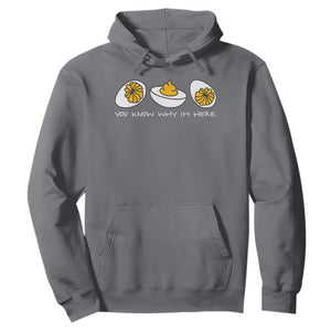 Funny Easter Hoodie You Know Why Im Here TS10 Charcoal Print Your Wear