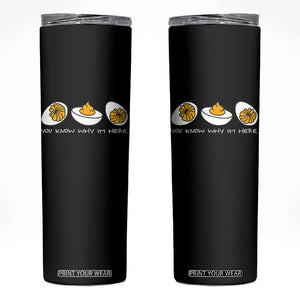 Funny Easter Skinny Tumbler You Know Why Im Here TS10 Black Print Your Wear