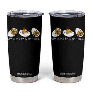 Funny Easter Tumbler Cup You Know Why Im Here TS10 Black Print Your Wear