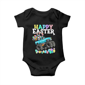 Boys Happy Easter Bunny Monster Truck Baby Onesie Eggs Cool Rabbit Car Lovers Toddler TS10 Black Print Your Wear
