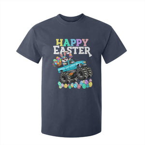 Boys Happy Easter Bunny Monster Truck T Shirt For Kid Eggs Cool Rabbit Car Lovers Toddler TS10 Navy Print Your Wear