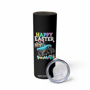 Boys Happy Easter Bunny Monster Truck Skinny Tumbler Eggs Cool Rabbit Car Lovers Toddler TS10 Print Your Wear