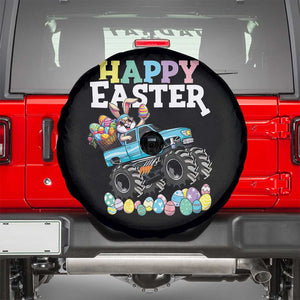 Boys Happy Easter Bunny Monster Truck Spare Tire Cover Eggs Cool Rabbit Car Lovers Toddler TS10 Black Print Your Wear