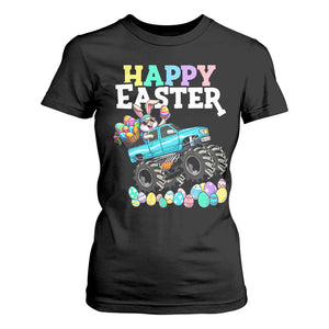 Boys Happy Easter Bunny Monster Truck T Shirt For Women Eggs Cool Rabbit Car Lovers Toddler TS10 Black Print Your Wear
