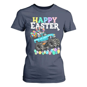 Boys Happy Easter Bunny Monster Truck T Shirt For Women Eggs Cool Rabbit Car Lovers Toddler TS10 Navy Print Your Wear