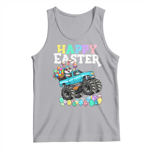 Boys Happy Easter Bunny Monster Truck Tank Top Eggs Cool Rabbit Car Lovers Toddler TS10 Athletic Heather Print Your Wear