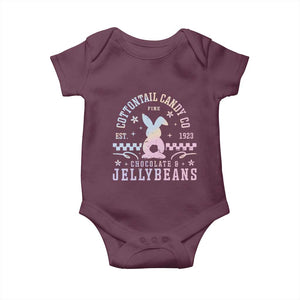 Cottontail Candy Company Easter Baby Onesie Carrot Bunny Rabbit Family Matching TS10 Maroon Print Your Wear