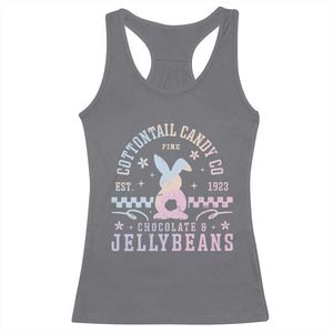 Cottontail Candy Company Easter Racerback Tank Top Carrot Bunny Rabbit Family Matching TS10 Charcoal Print Your Wear
