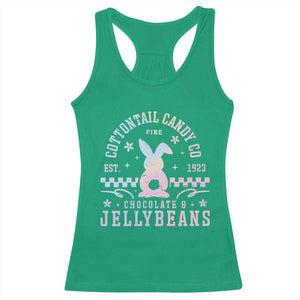 Cottontail Candy Company Easter Racerback Tank Top Carrot Bunny Rabbit Family Matching TS10 Irish Green Print Your Wear
