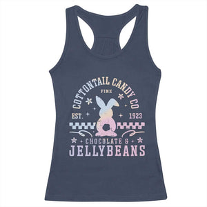 Cottontail Candy Company Easter Racerback Tank Top Carrot Bunny Rabbit Family Matching TS10 Navy Print Your Wear
