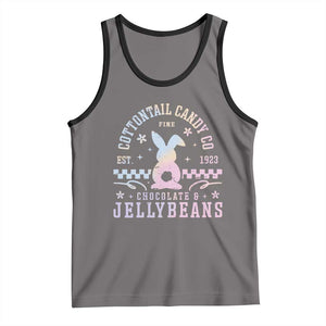 Cottontail Candy Company Easter Tank Top Carrot Bunny Rabbit Family Matching TS10 Deep Heather Black Print Your Wear
