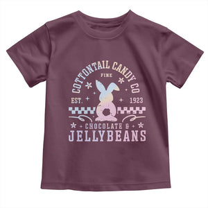 Cottontail Candy Company Easter Toddler T Shirt Carrot Bunny Rabbit Family Matching TS10 Maroon Print Your Wear