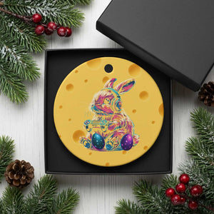 Gamer Rabbit Ceramic Ornament Cute Bunny Gaming Eggs Funny Video Games Easter TS10 1pc Yellow Cheese Print Your Wear