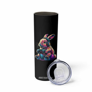 Gamer Rabbit Skinny Tumbler Cute Bunny Gaming Eggs Funny Video Games Easter TS10 Print Your Wear