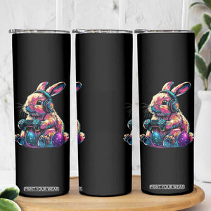 Gamer Rabbit Skinny Tumbler Cute Bunny Gaming Eggs Funny Video Games Easter TS10 Print Your Wear