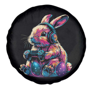 Gamer Rabbit Spare Tire Cover Cute Bunny Gaming Eggs Funny Video Games Easter TS10 Print Your Wear